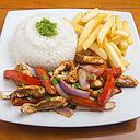 MENU: POLLO SALTADO +BE