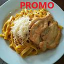MENU: SPAG HUANCAINA C/FILETE POLLO +PAN+BE